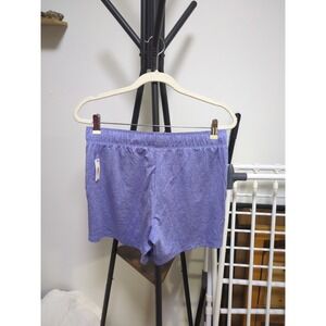 Liberty Pro Shorts Women's S Purple Heather Athletic Drawstring Zipper Pockets